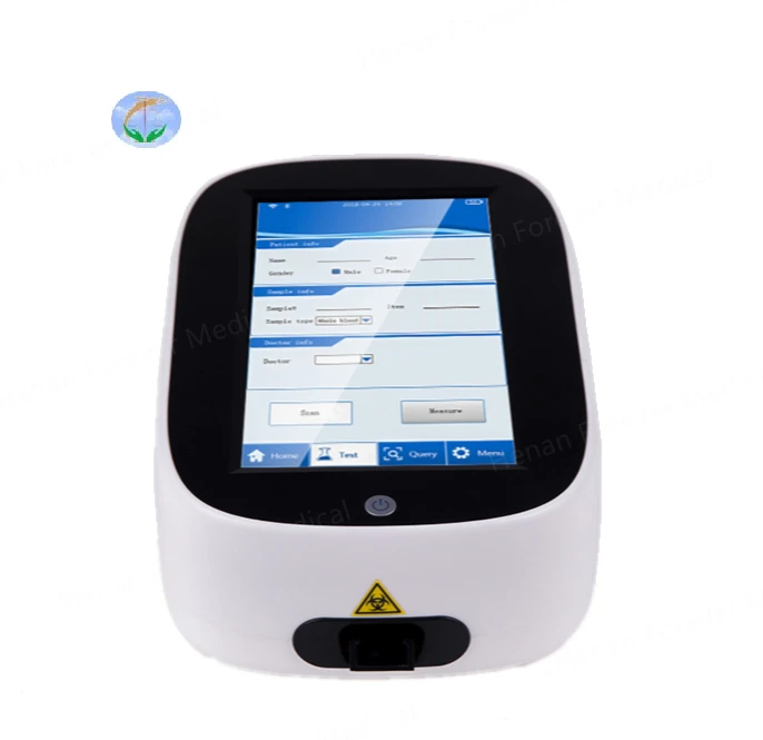 Multiple Detection Tørr Fluorescens Immunoassay Analyzer Kjemisk Analyzer YJ-Q01