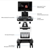 YJ-T30 Medisinske ultralydinstrumenter Tralle Ultralyddiagnosesystemmaskin